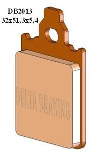 Delta M1 Organic Brake Pads DB2013 FA186 FDB784