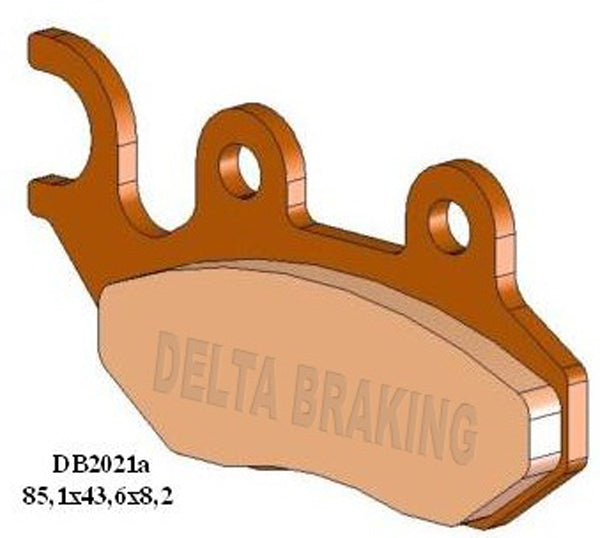 Delta M1 Organic Brake Pads DB2021 (FA264 FA9012)