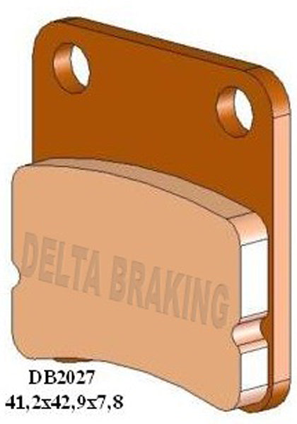 Delta M1 Organic Brake Pads DB2027 (FA257 VD162)