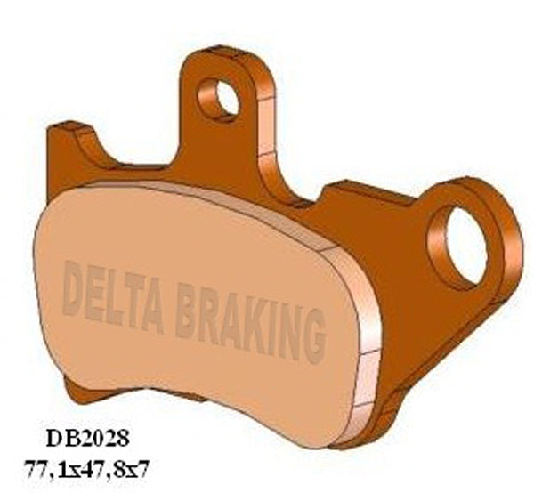 Delta M1 Organic Brake Pads DB2028 (FA336 VD267)