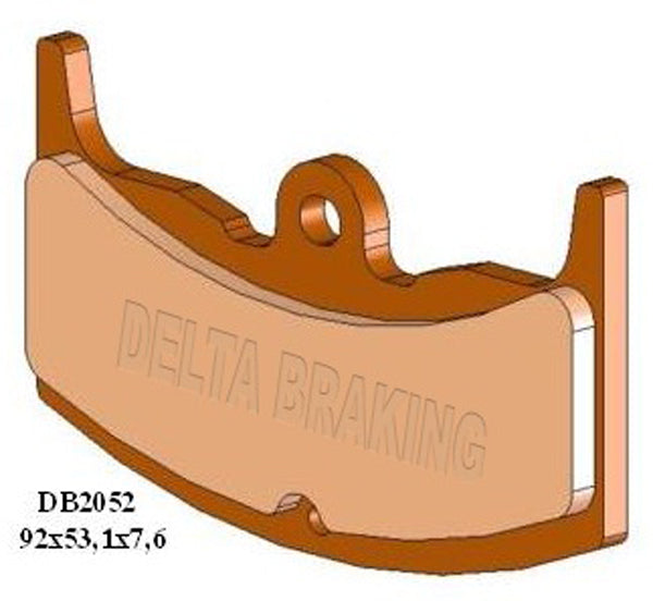 Delta M1 Organic Brake Pads DB2052 (FA80 VD129/2 VD135)