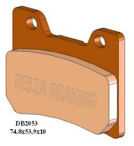 Delta M1 Organic Brake Pads DB2053 (FA182 VD257)