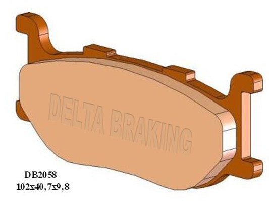 Delta RDN4 Sin't Street Pads DB2058 FA179 VD255