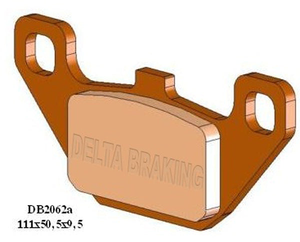 Delta M1 Organic Brake Pads DB2062 (FA85 VD424 VD426)