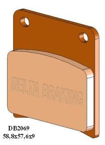 Delta M1 Organic Brake Pads DB2069 (FA146 VD345)