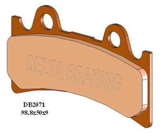 Delta M1 Organic Brake Pads DB2071 (FA190 VD258)