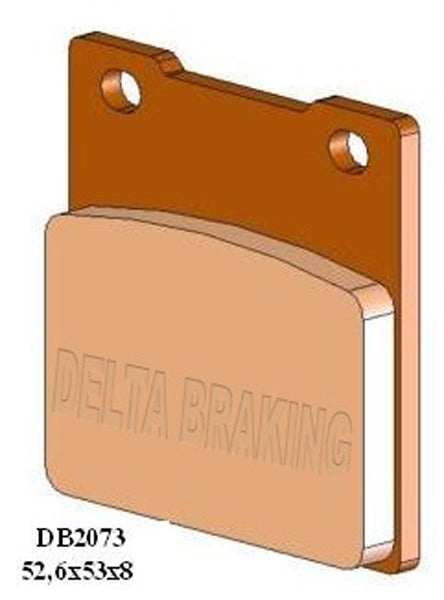 Delta M1 Organic Brake Pads DB2073 (FA161 VD327/2 VD416)