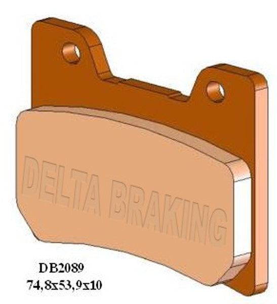 Delta M1 Organic Brake Pads DB2089 (FA160 VD251)