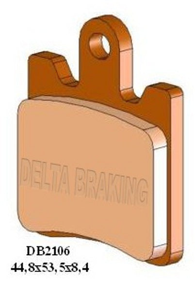 Delta M1 Organic Brake Pads DB2106 (FA283 VD353)