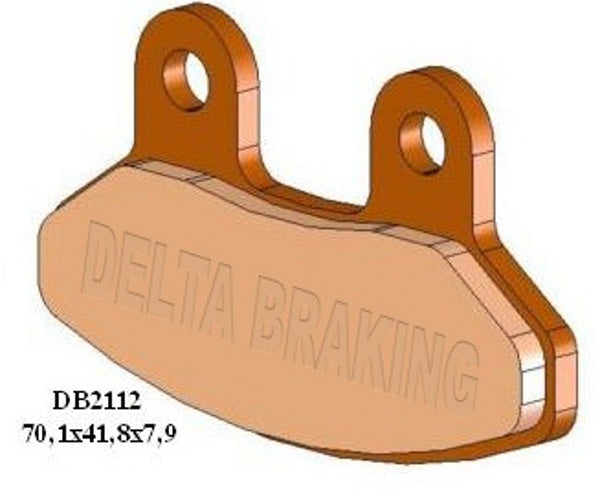 Delta M1 Organic Brake Pads DB2112 (FA306 VD994)