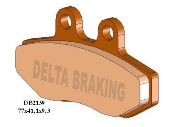 Delta M1 Organic Brake Pads DB2139 (FA393 FA273)