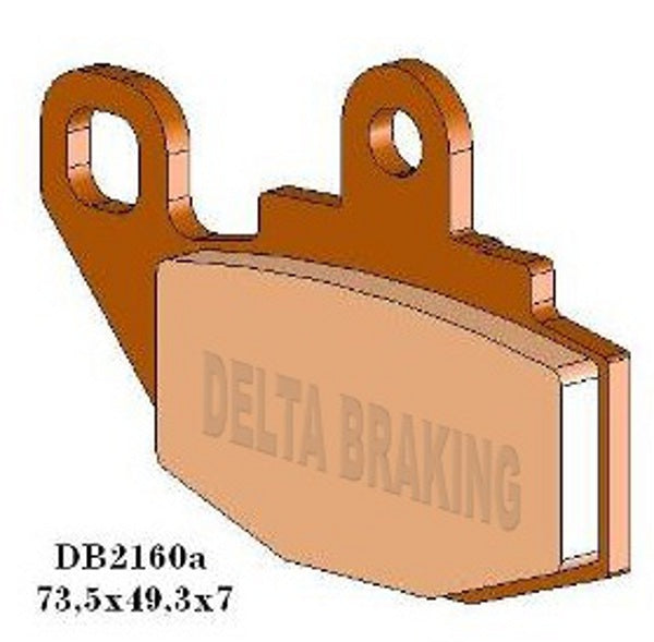 Delta M1 Organic Brake Pads DB2160 (FA130 VD126 VD428)