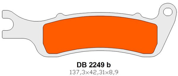 Delta RDN4 Sintered Pads DB2249 Zontes 125 2017-