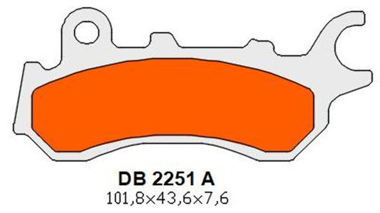 Delta RDN4 Sintered Pads DB2251 Honda CB125F GLR 125 2017-