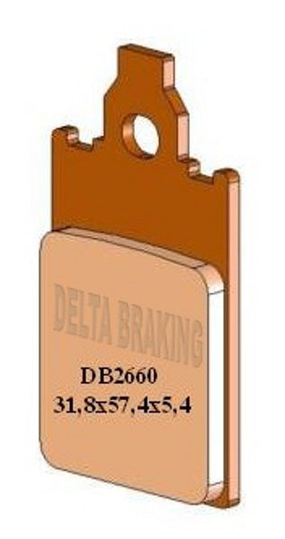 Delta M1 Organic Brake Pads DB2660 FA116 VD937