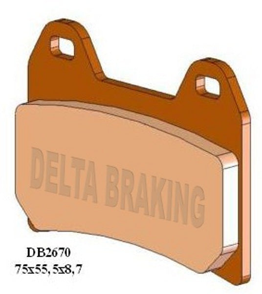 Delta RDN4 Sin't Street Pads DB2670 (FA244 VD262)