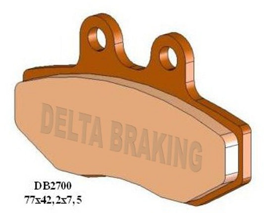 Delta ORN(MXN) Sin't Off-Road Pads DB2700 (FA167 VD9007)