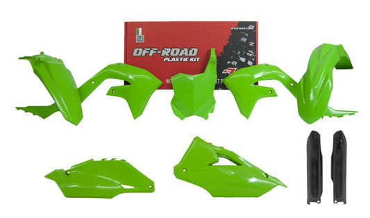 RETCH KAWASAKI PLASTIC KIT/6 2019-22 KX450F OEM COLOUR 20-21