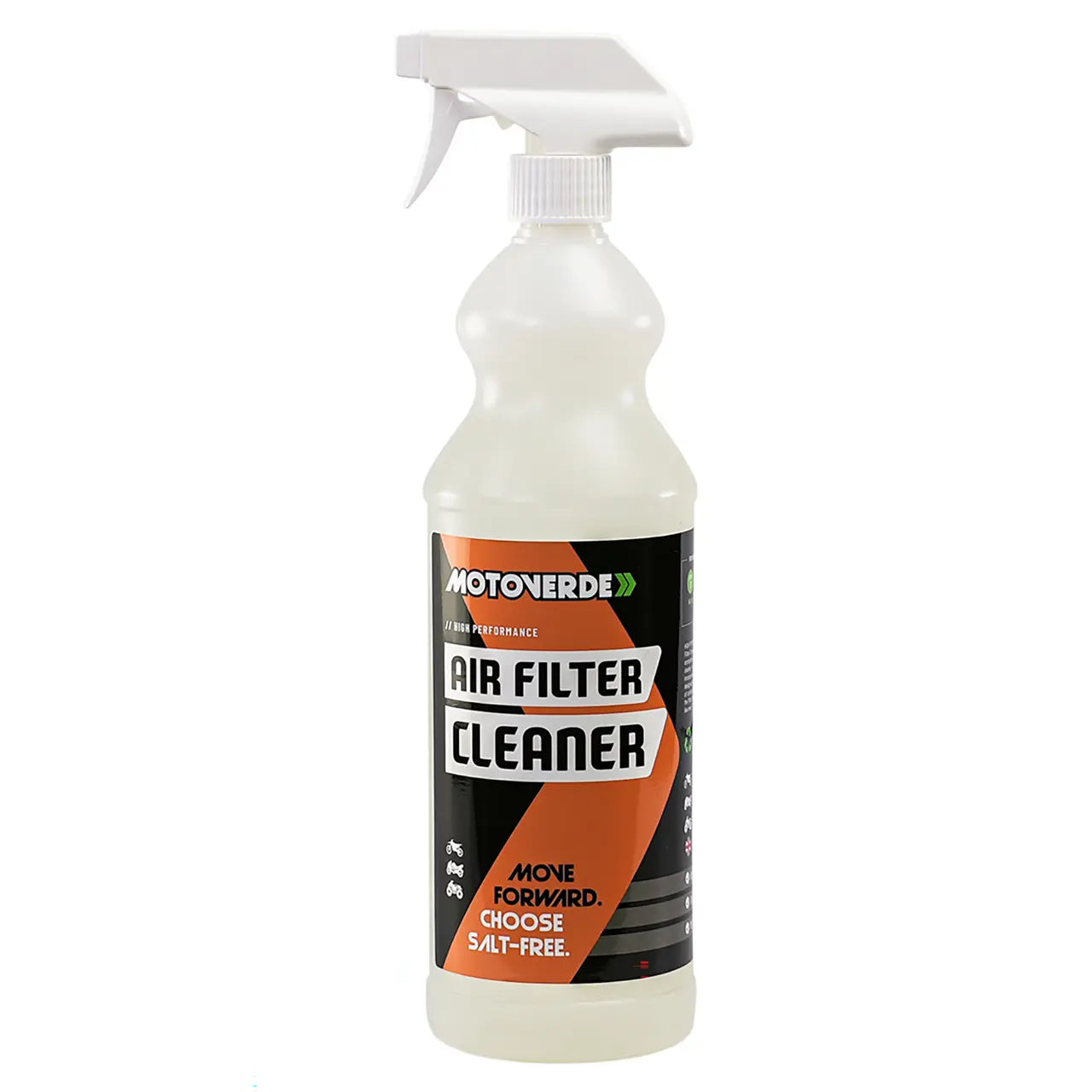 MOTOVERDE HIGH PERFORMANCE AIR FILTER CLEANER 1L CLEAR SPRAY