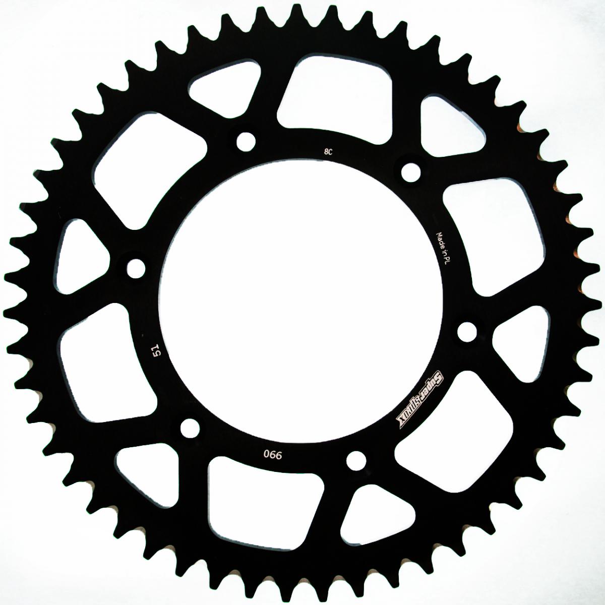 SuperSprox Rear Alloy MX RAL-990-50-BLK