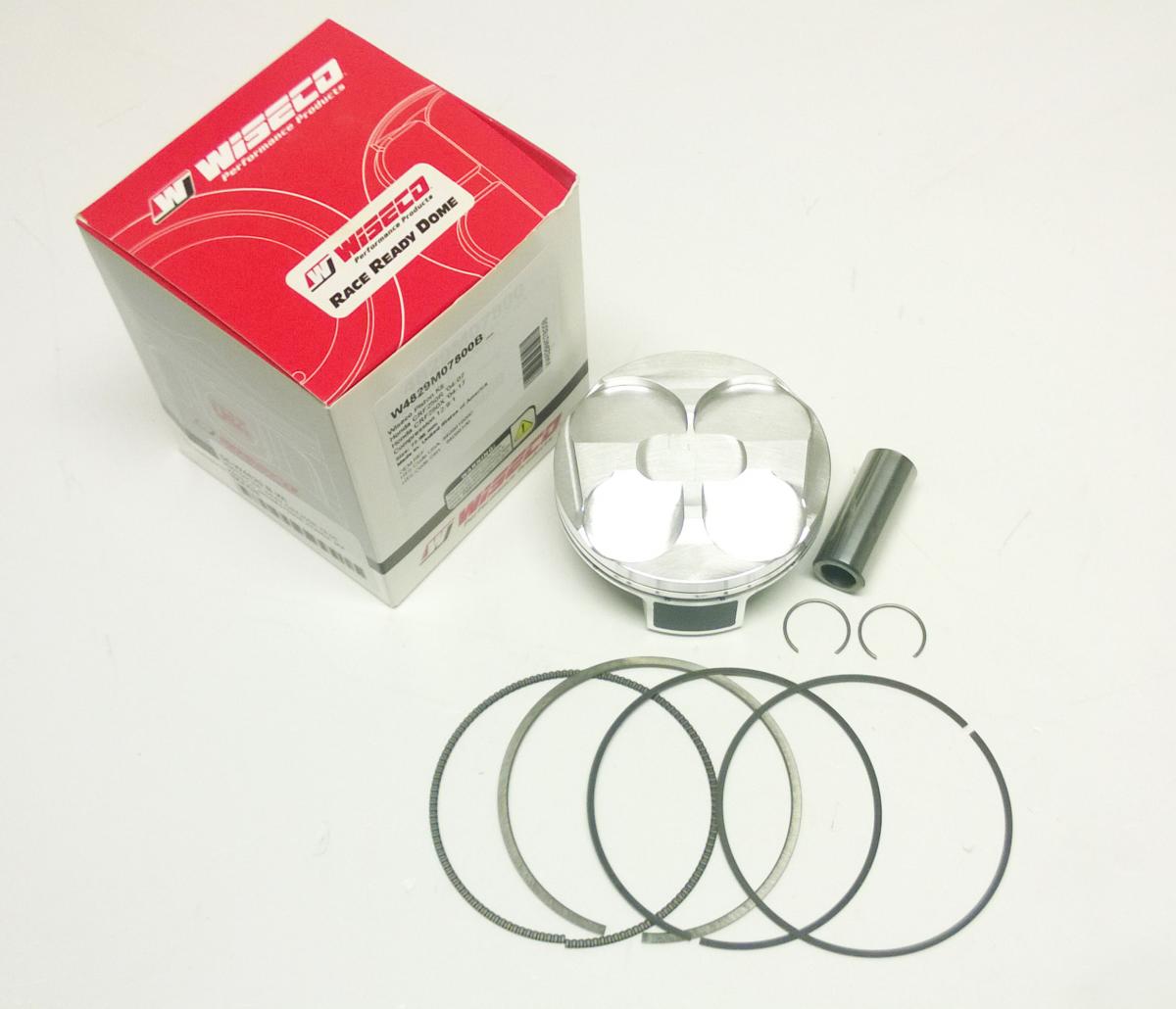 WISECO PISTON KIT 04-07 CRF250R 78.00, WISECO 4829M07800A HONDA MX