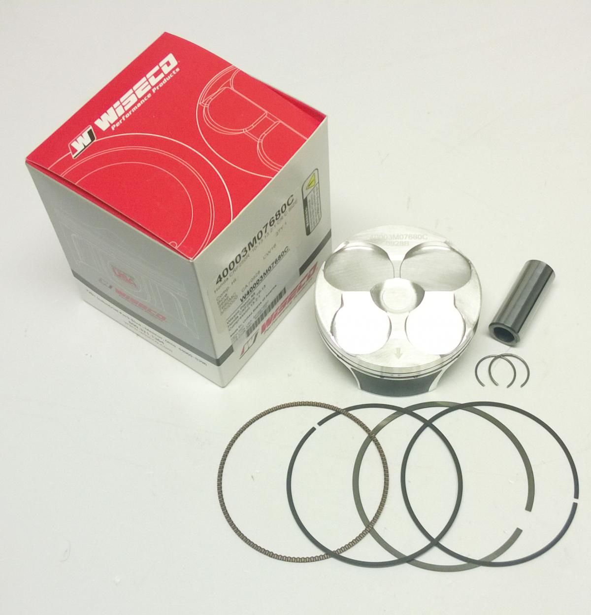 WISECO PISTON KIT 10-13 CRF250 76.80, WISECO 40003M07680A HONDA MX