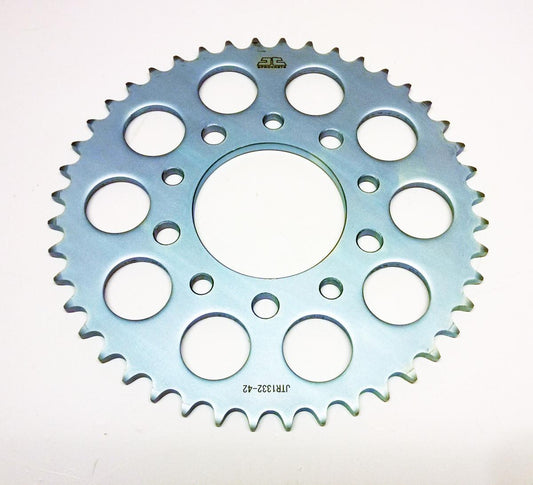 JT REAR SPROCKET JTR1332.42 SILVER STEEL, HONDA ROAD, SILVER, JTR1332.42