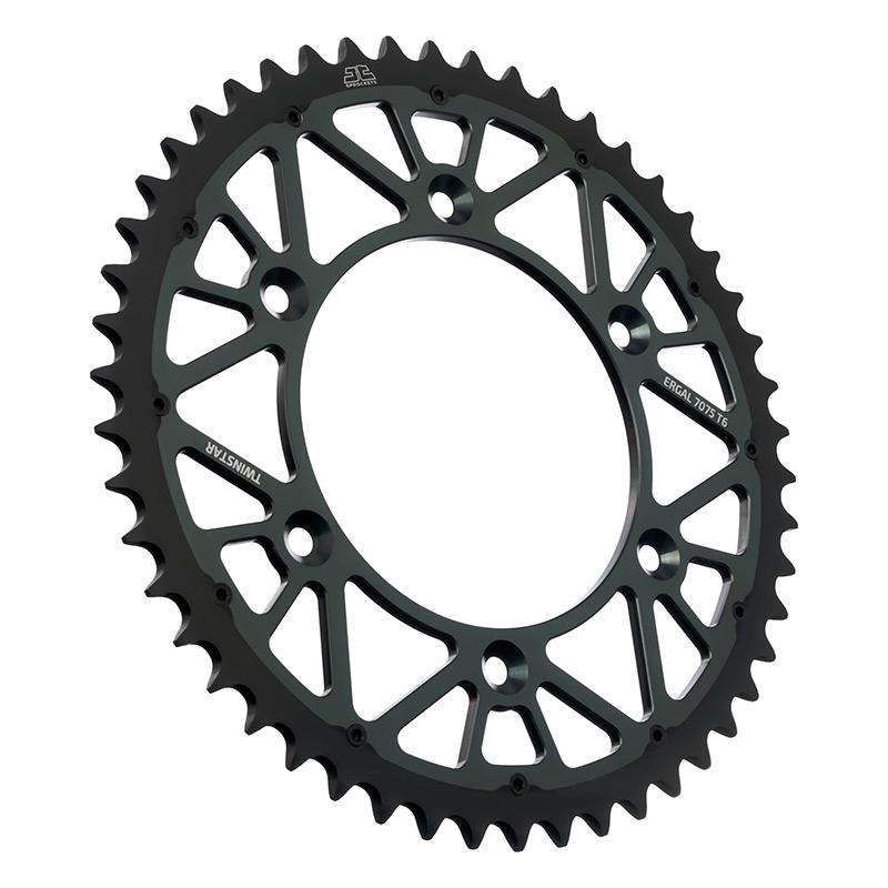 JT REAR SPROCKET TWINRING JTX210.47GR, TWINSTAR ALLOY & STEEL