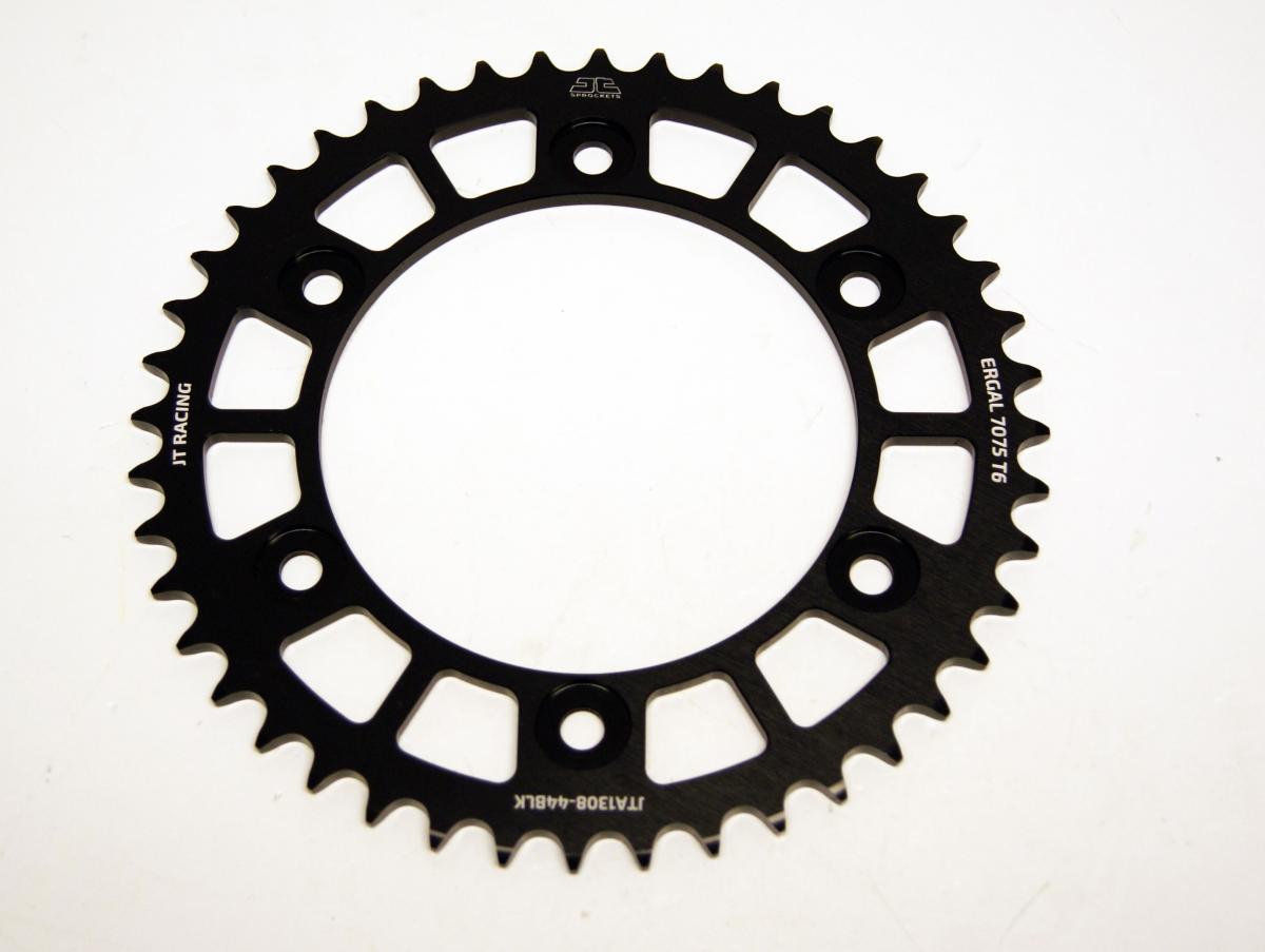 JT REAR SPROCKET ALLOY JTA1308.44BLK, CHAIN CONVERSION 520 JT RACELITE, HONDA ROAD JTR1308