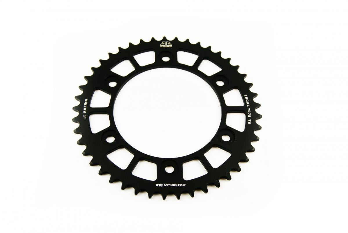 JT REAR SPROCKET ALLOY JTA1308.45BLK, CHAIN CONVERSION 520 JT RACELITE, HONDA ROAD JTR1308