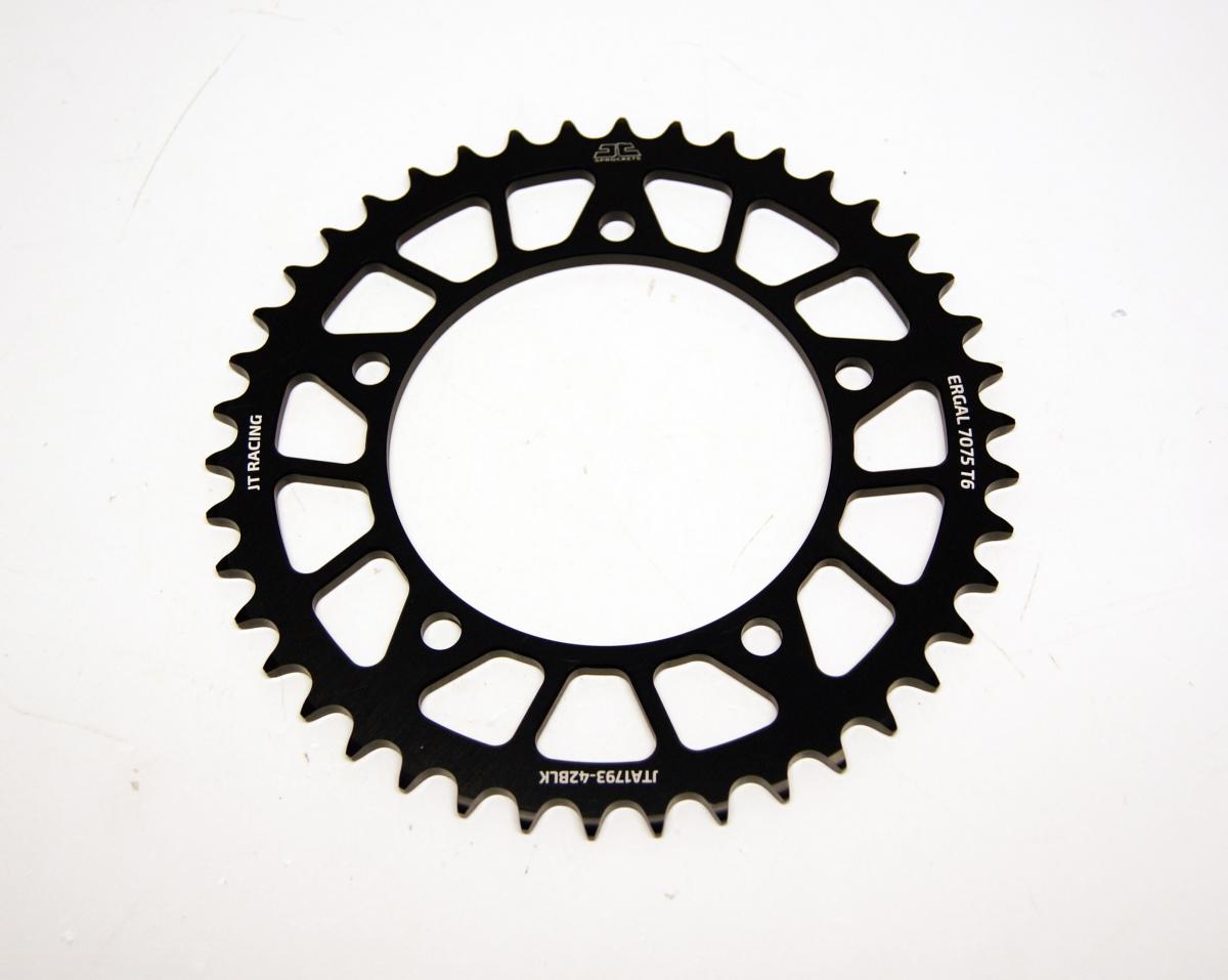 JT REAR SPROCKET ALLOY JTA1793.42BLK, JT RACELITE 7075 T6, CHAIN CONVERSION 520