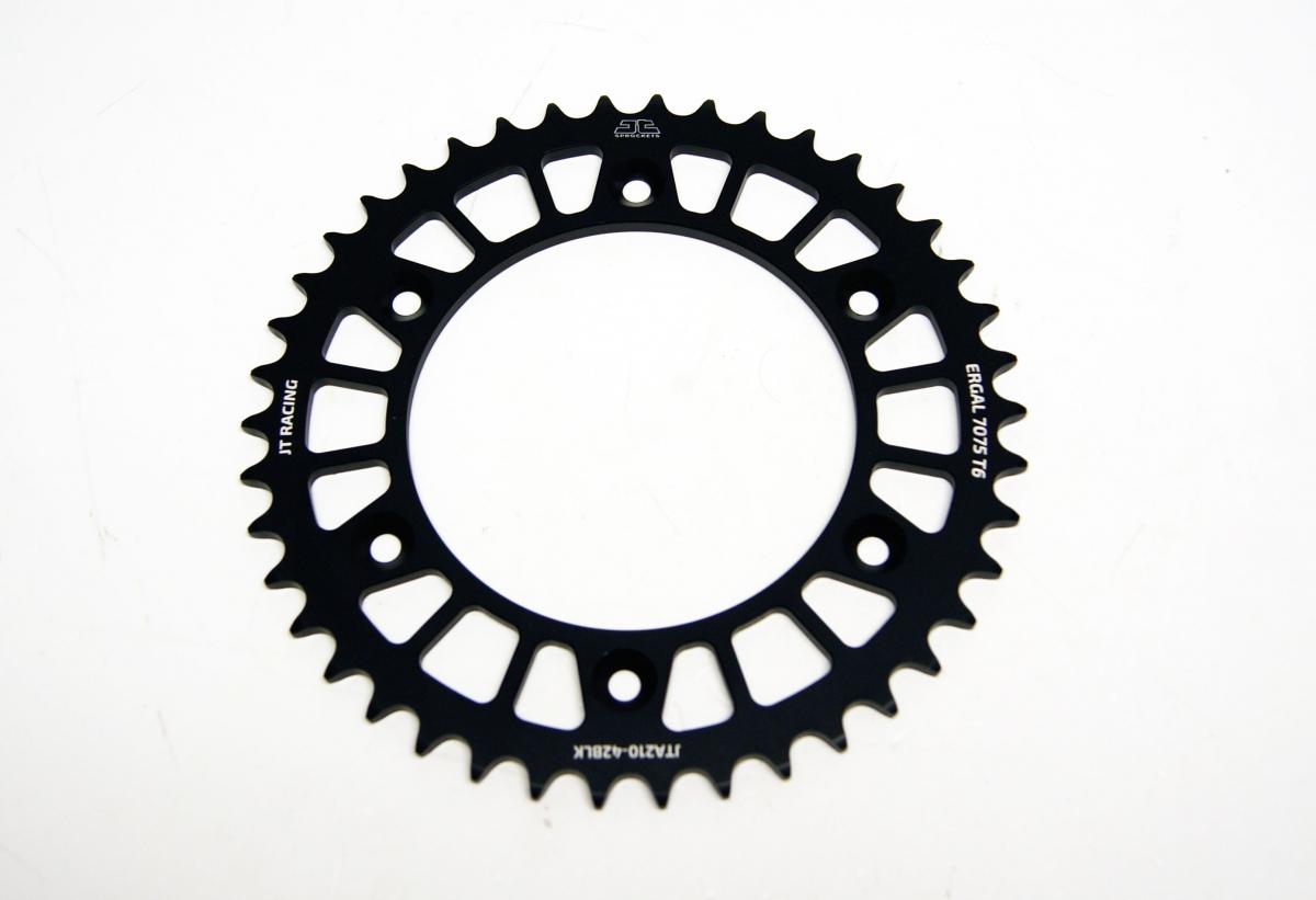 JT REAR SPROCKET JT RACERLITE BLACK, JT JTA210.42BLK 7075-T6 Aluminium