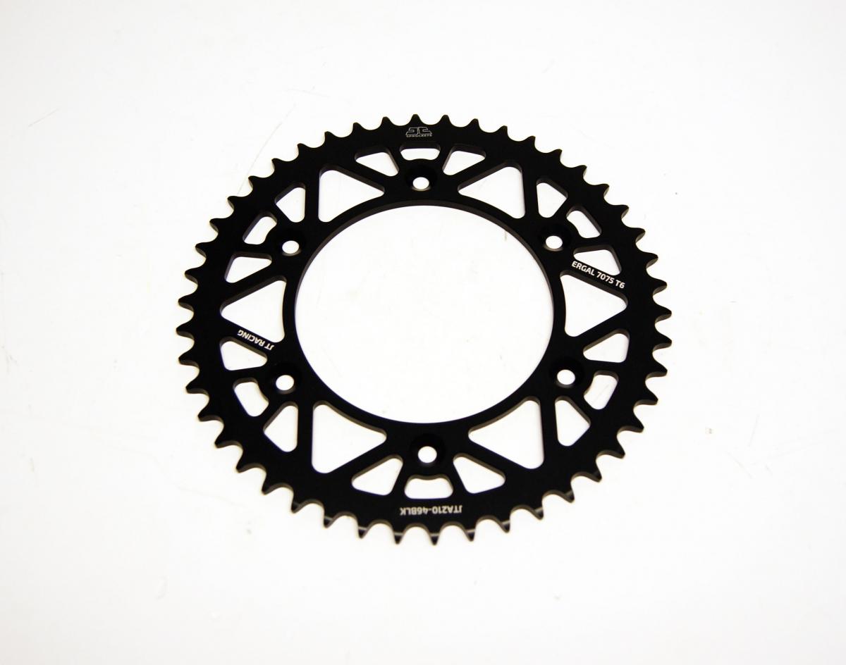 JT REAR SPROCKET JT RACERLITE BLACK, JT JTA210.46BLK 7075-T6 Aluminium