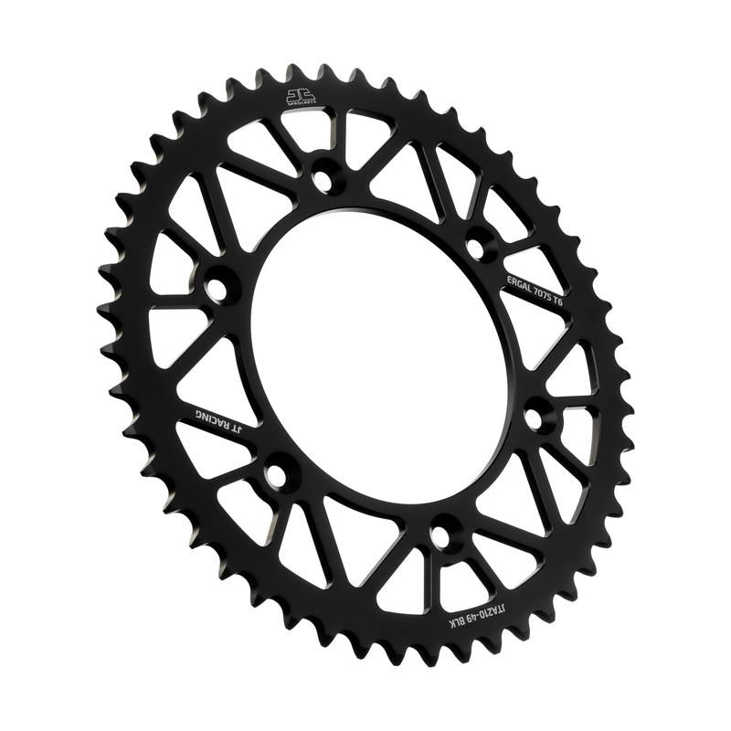 JT REAR SPROCKET JT RACERLITE BLACK, JT JTA210.47BLK 7075-T6 Aluminium