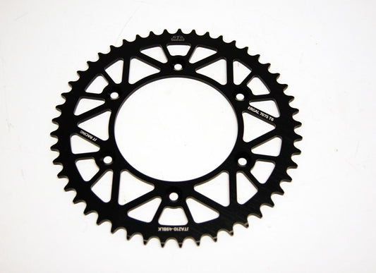 JT REAR SPROCKET JT RACERLITE BLACK, JT JTA210.49BLK 7075-T6 Aluminium