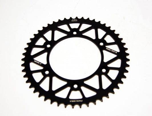 JT REAR SPROCKET JT RACERLITE BLACK, JT JTA210.50BLK 7075-T6 Aluminium