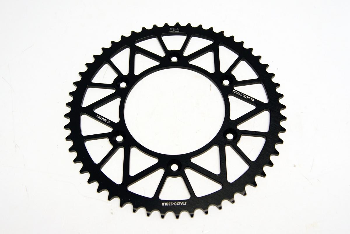 JT REAR SPROCKET JT RACERLITE BLACK, JT JTA210.53BLK 7075-T6 Aluminium