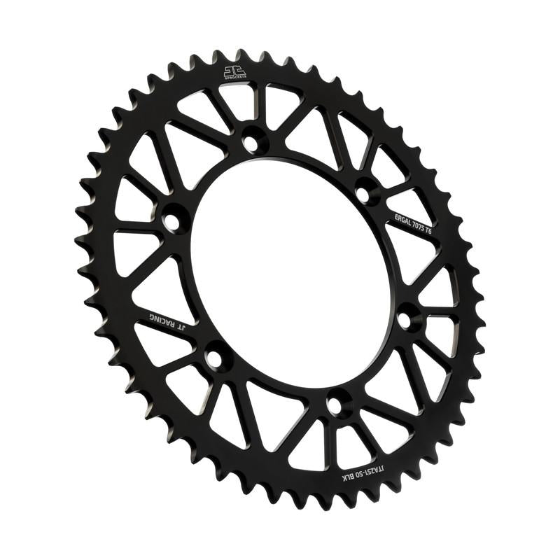 JT REAR SPROCKET ALLOY BLACK 251, JTA251.48BLK 7075-T6 Aluminium, SR251-48