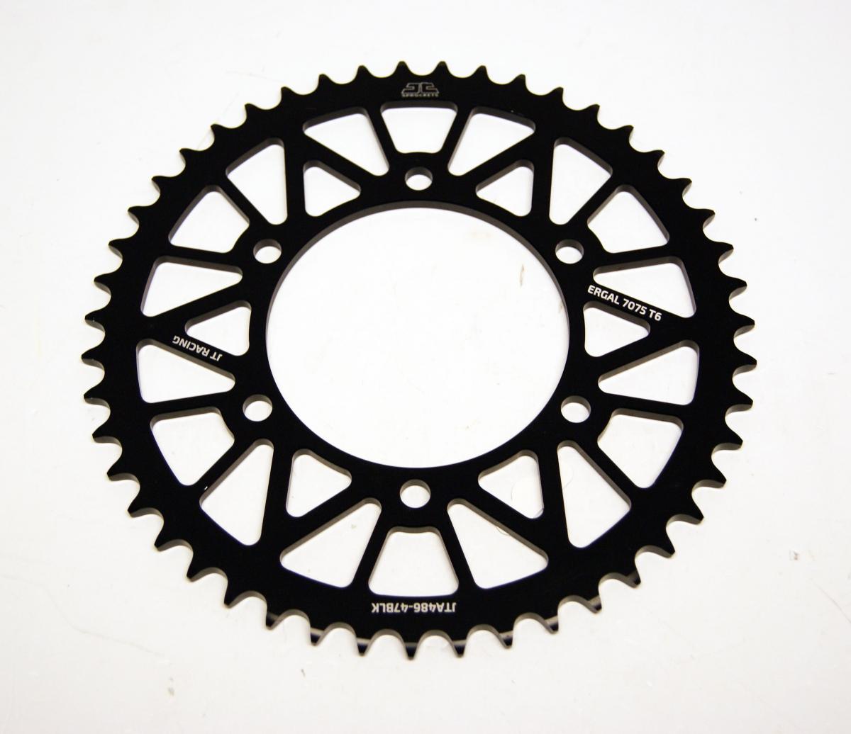 JT REAR SPROCKET ALLOY JTA486.47BLK, HONDA ROAD JT