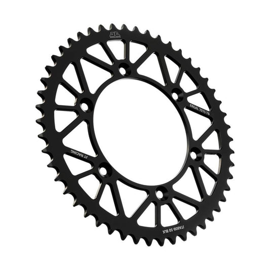 JT REAR SPROCKET ALLOY BLACK 808, JTA808.49BLK