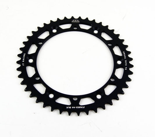 JT REAR SPROCKET ALLOY BLACK, JTA853.44BLK 7075-T6 Aluminium