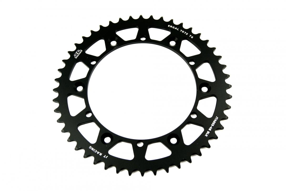 JT REAR SPROCKET ALLOY BLACK, JTA853.48BLK 7075-T6 Aluminium