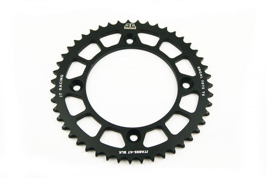 JT REAR SPROCKET ALLOY BLACK 441, JTA895.47BLK 7075-T6 Aluminium