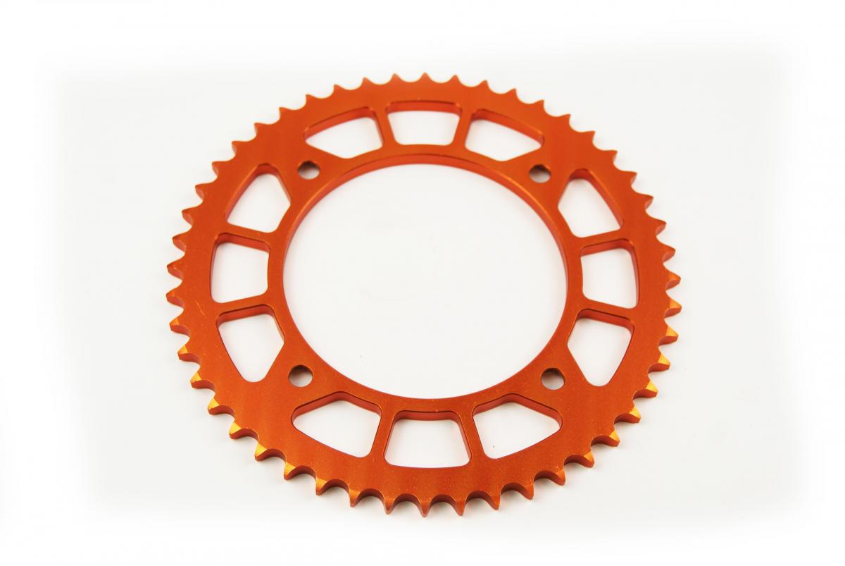 JT REAR SPROCKET ALLOY ORANGE 441, JTA895.48ORG 7075-T6 Aluminium