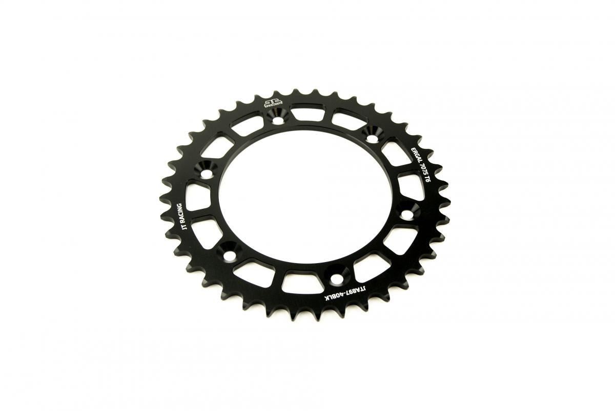 JT REAR SPROCKET ALLOY BLACK, JTA897.40BLK