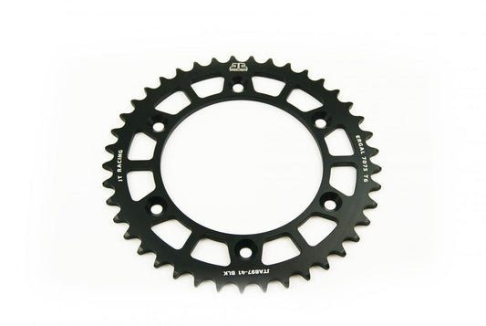 JT REAR SPROCKET ALLOY BLACK, JTA897.41BLK