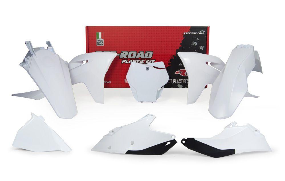 RETCH KTM  PLASTIC KIT/6 2021-23 MC/MCF/EX/EXF WHITE, RETCH KTM  R-KITGAS-BN0-599