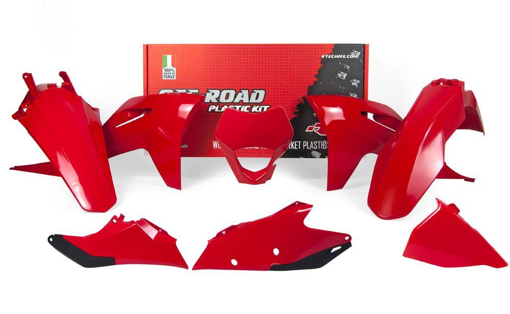 RTECH PLASTIC KIT/6 2021-23 EC-ECF RED, RTECH R-KITGAS-RG0-521, GASGAS