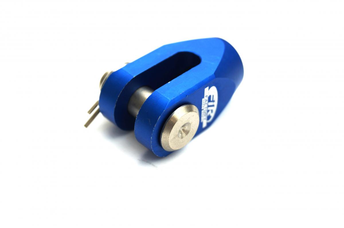 FIR BRAKE CLEVIS REAR BLUE YZ, FIR ASRBC-05, CNC ALLOY