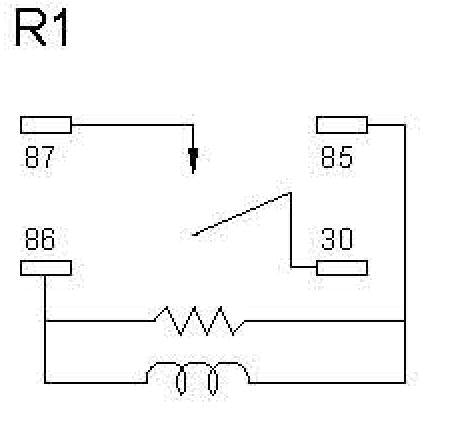 FIR RELAY UNIT 4 PIN. 12 VDC UP-01556